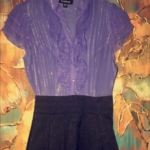 Bebe Couture Fit & Flare Dress